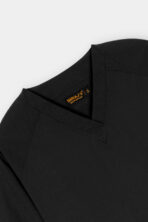 Classic Black V-Neck Scrub Set for Men - Image 2