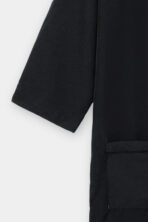 Classic Black V-Neck Scrub Set for Women - Image 6