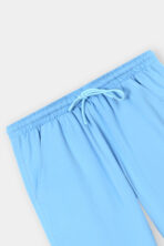 Classic Sky Blue V-Neck Scrub Set for Men - Image 6