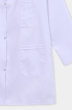 White V-Neck Scrub Set for Women - Image 2