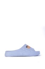 Light Blue Cushioned Slide Sandals - Image 3